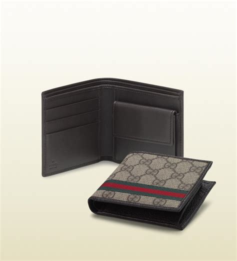 gucci wallet coin pocket|gucci card wallet men's.